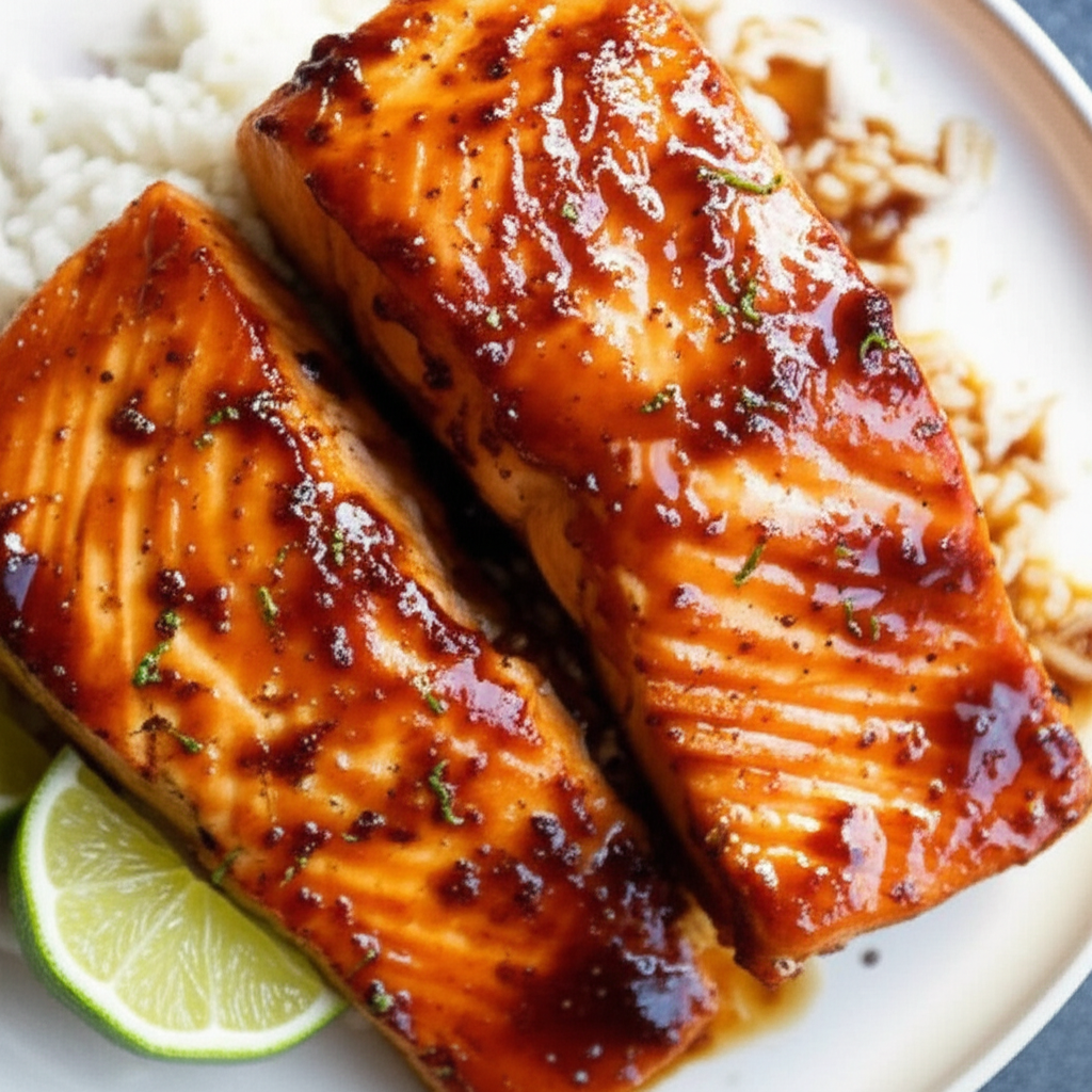 Ana S Honey And Soy Glazed Salmon image