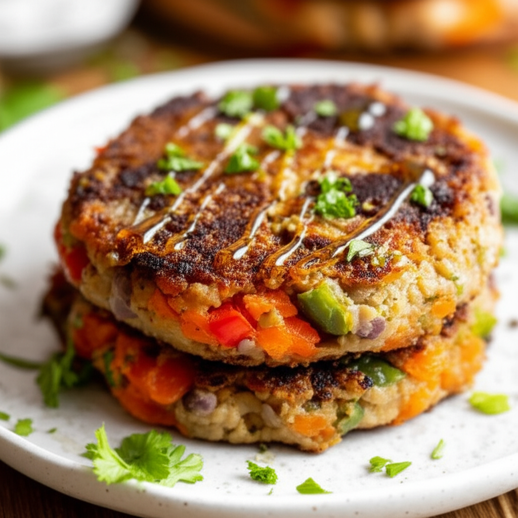 Anasazi Bean Veggie Burgers image