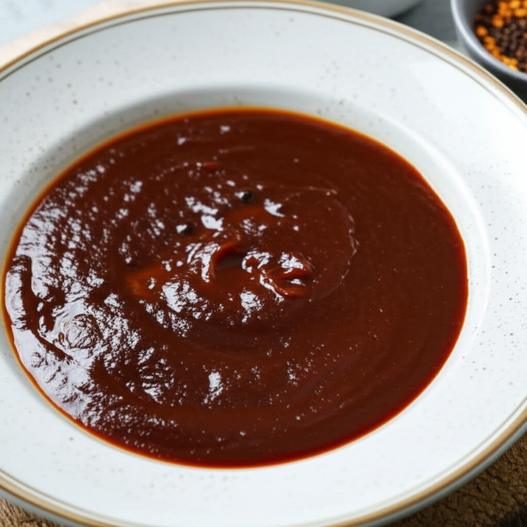 Ancho Chile And Bourbon Sauce image