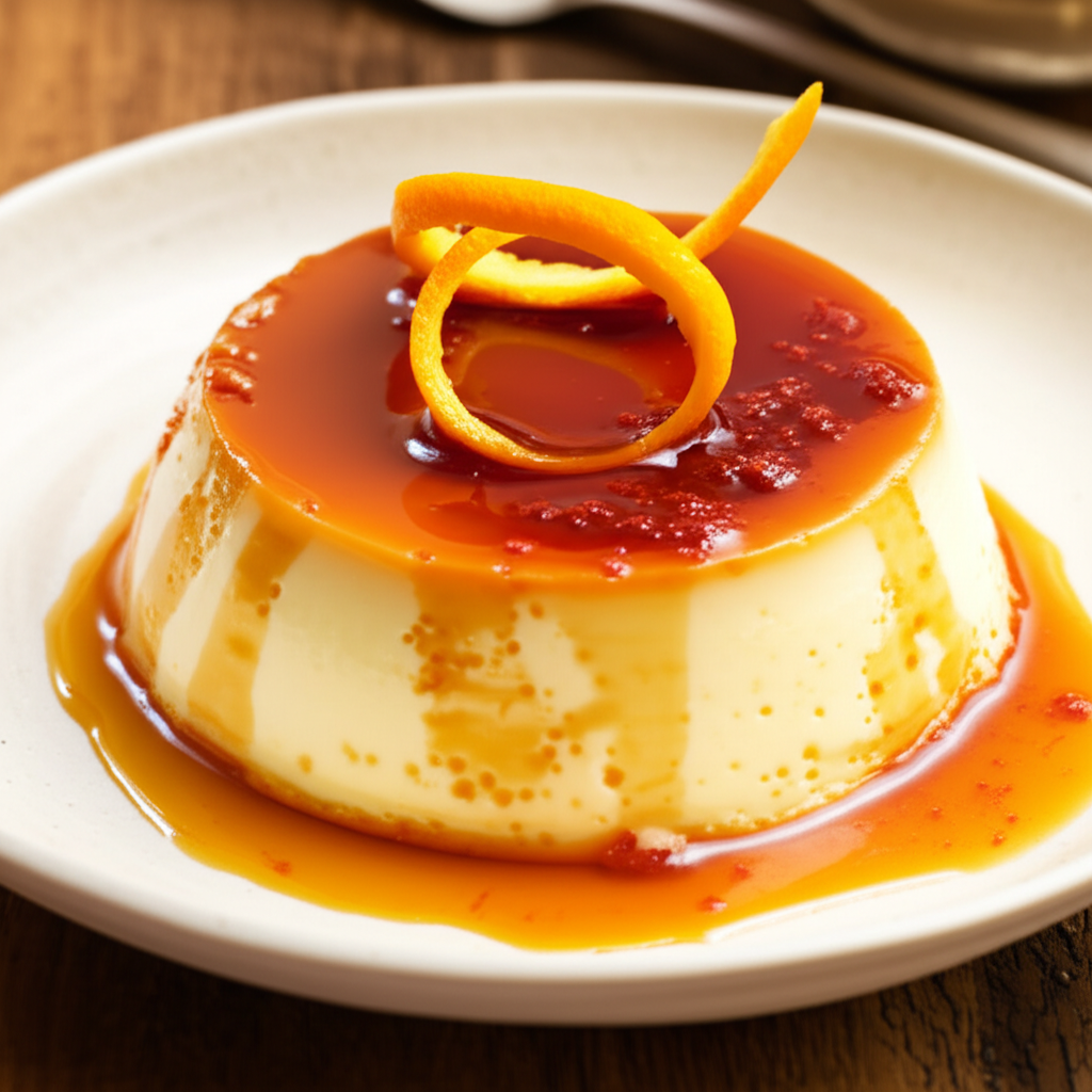 Ancho Chile Flan image