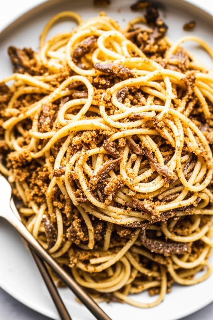 Anchovy Breadcrumb Pasta image