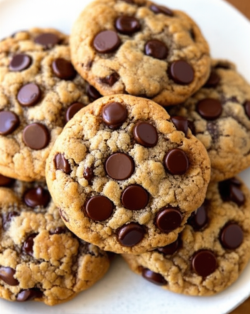 Chocolate Oat Chip Cookies image