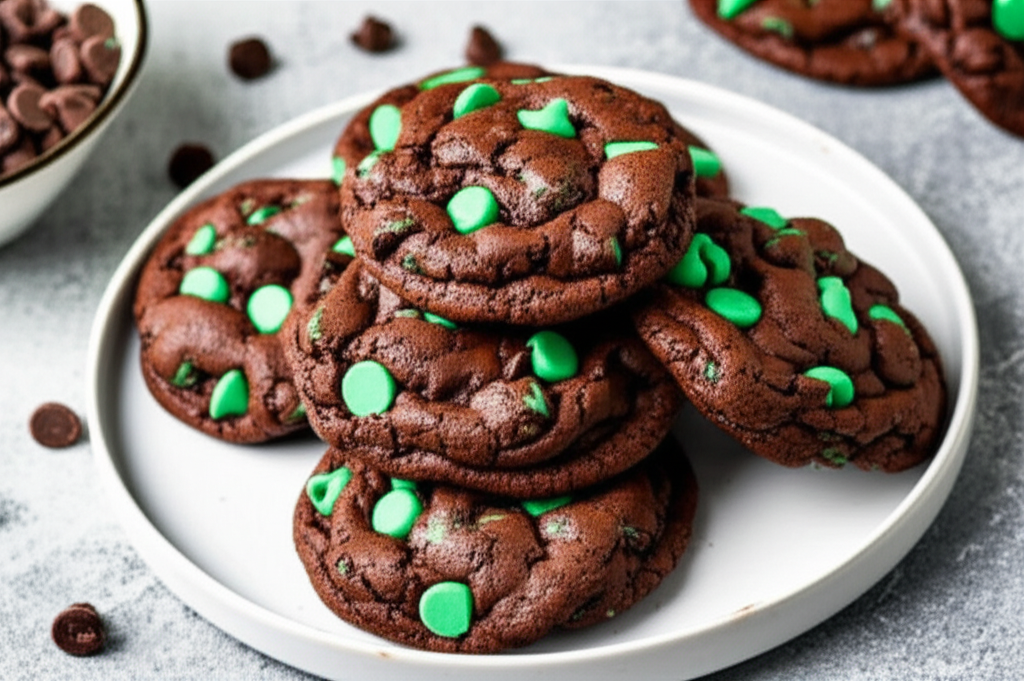 Andes Double Chocolate Chip Mint Cookies image