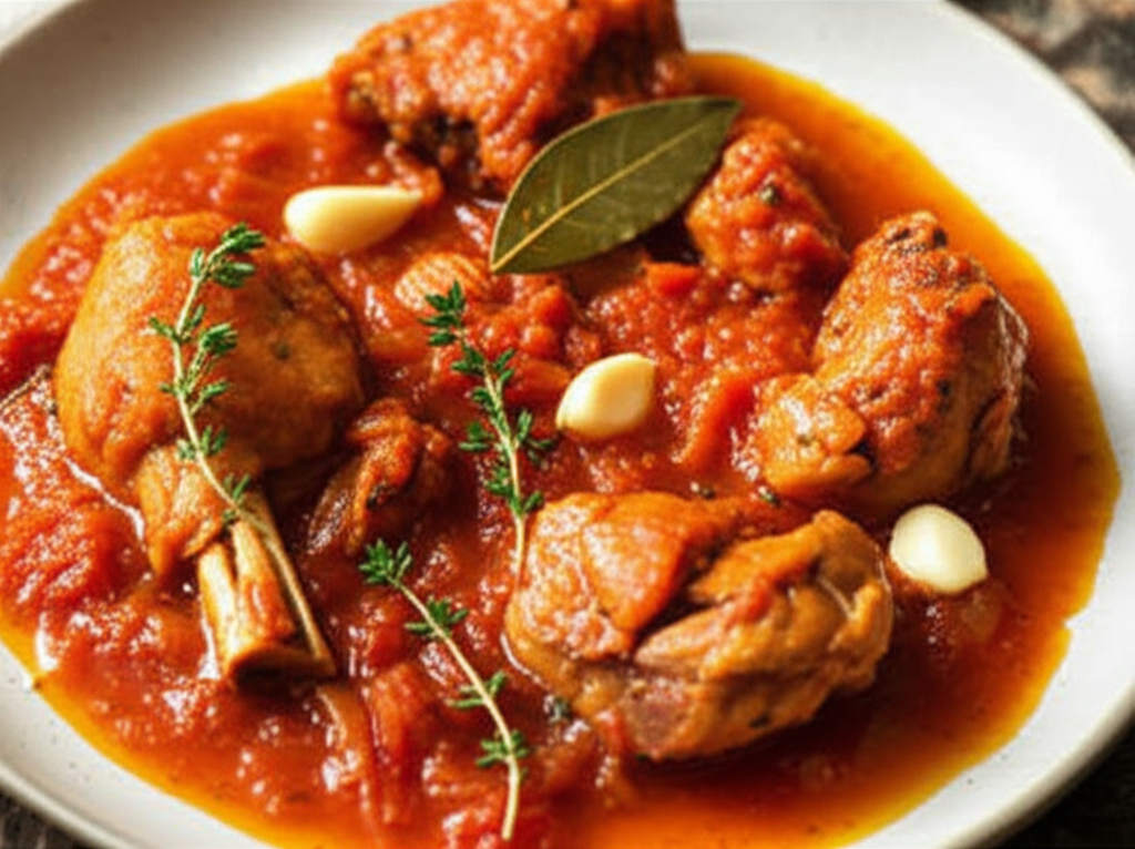 Andorran Cunillo Rabbit In Tomato Sauce image