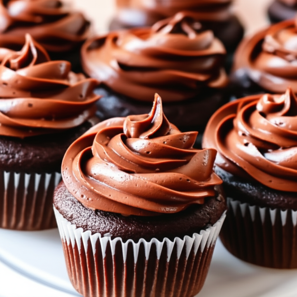 Sneaky Chocolate Zucchini Cupcakes Kids Love image