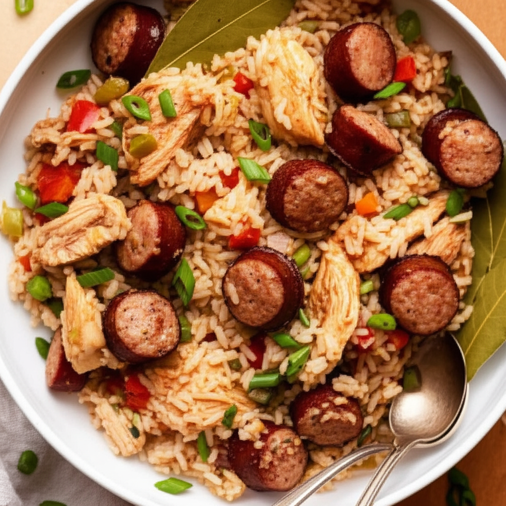 Andouille And Chicken Jambalaya image