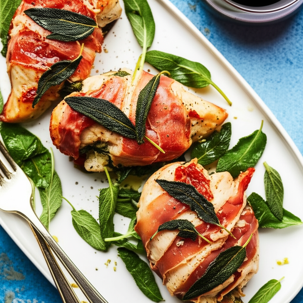 Andrea Immer S Chicken Breast With Prosciutto Sage image
