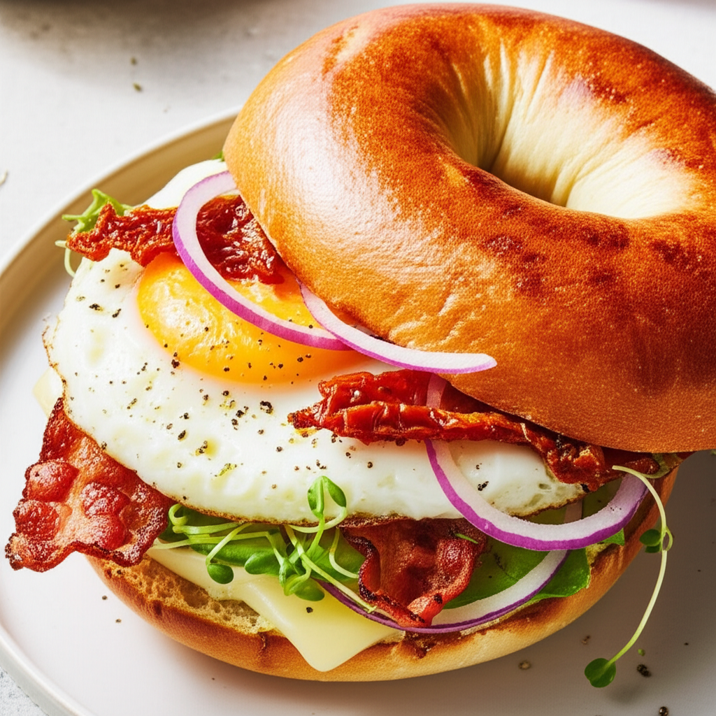 Andreas Fault Bagel Sandwich image