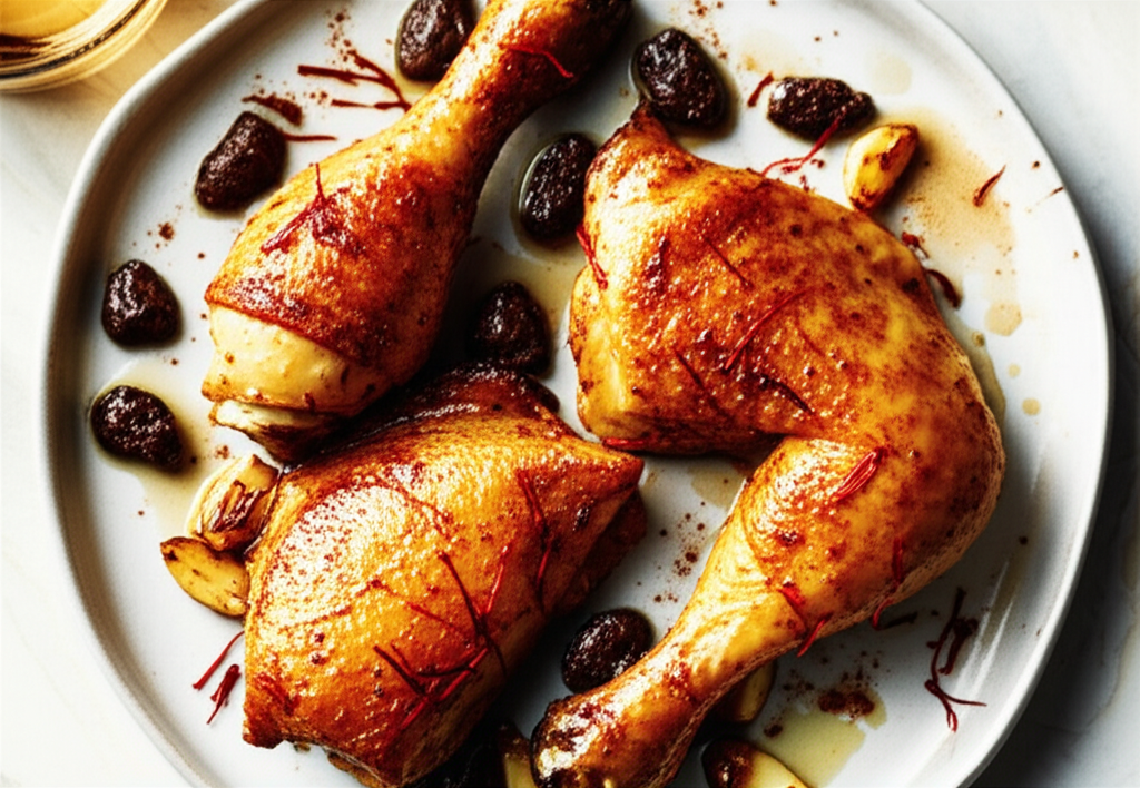 Andreas Viestad S Chicken With Saffron And Cinnamon image