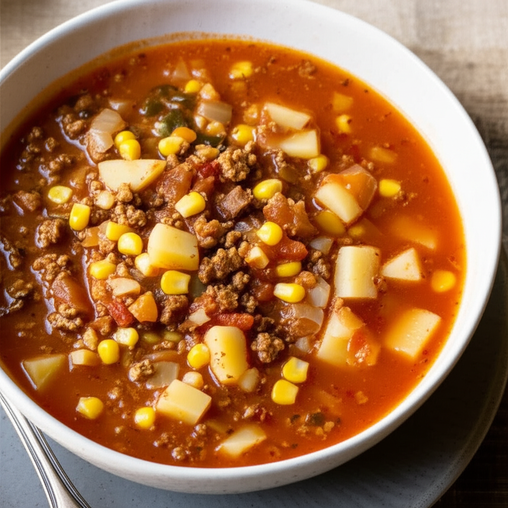 Andy S Spicy Potato Soup image