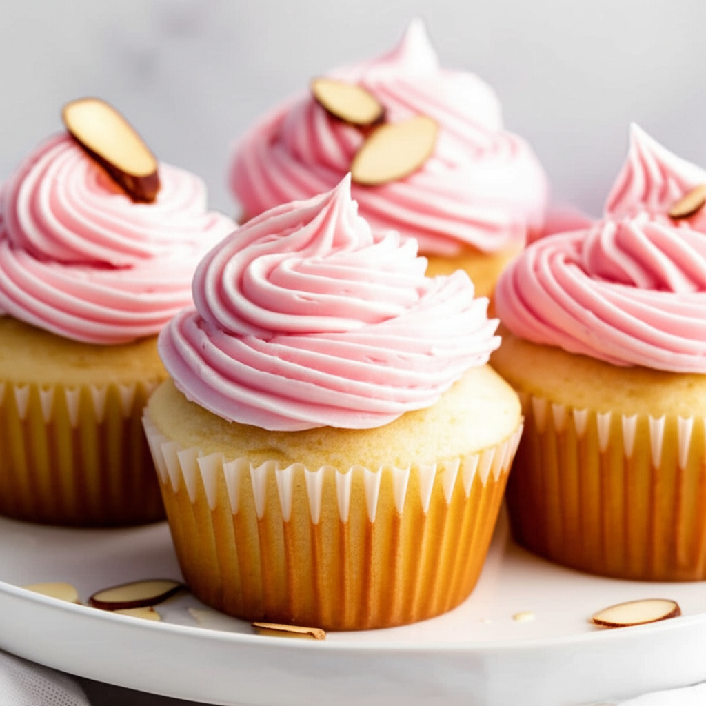 Angel Almond Cupcakes image