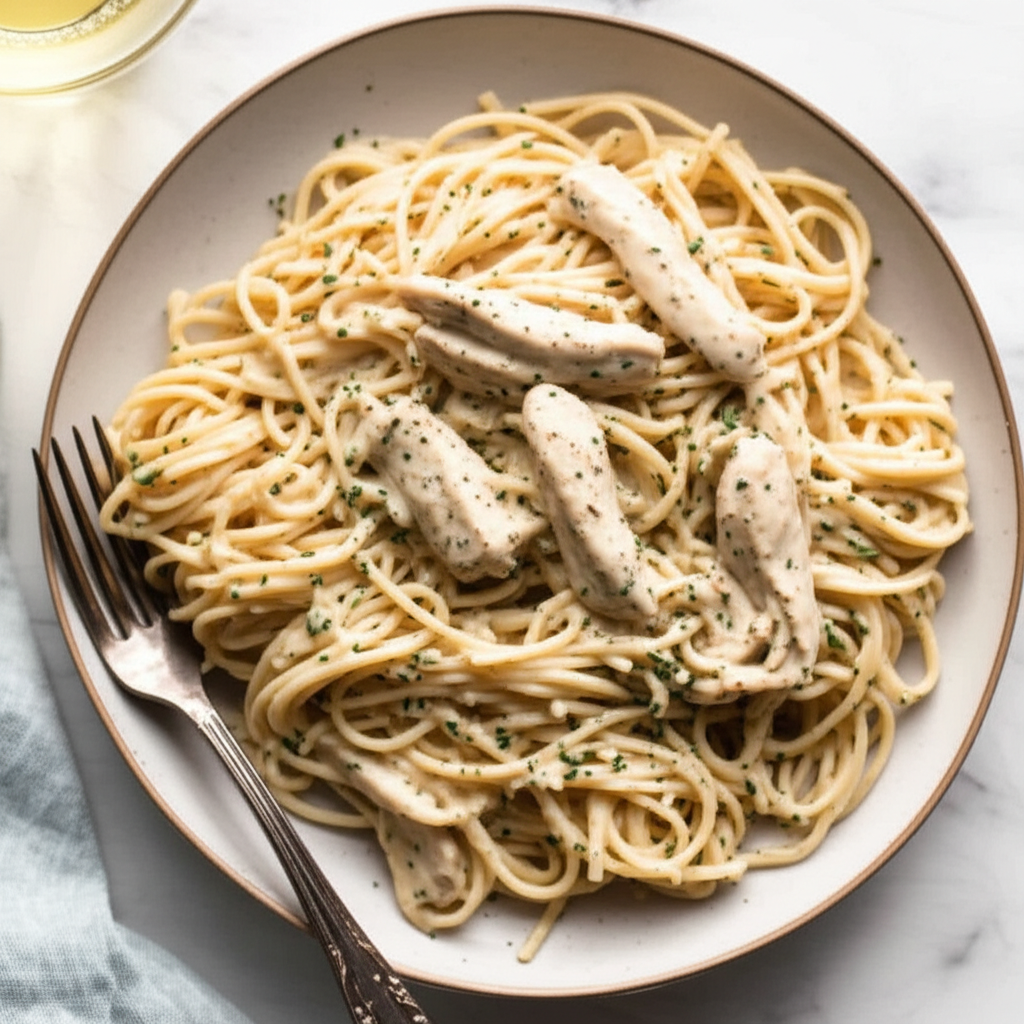 Angel Chicken Pasta image