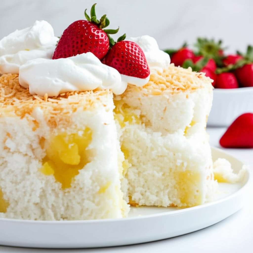 Angel Food Pineapple Cake image