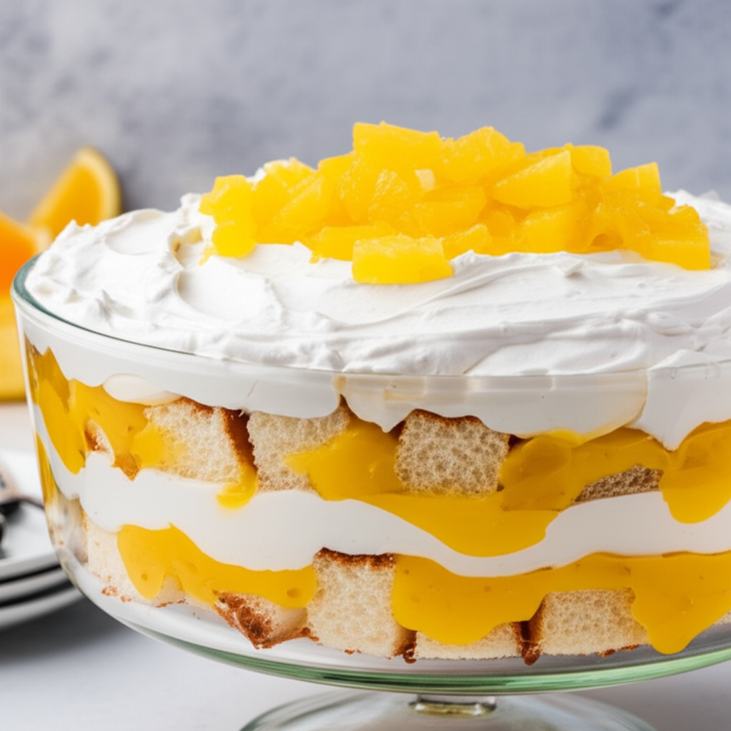Angel Food Pudding Cake Angel Lush With Pineapple image