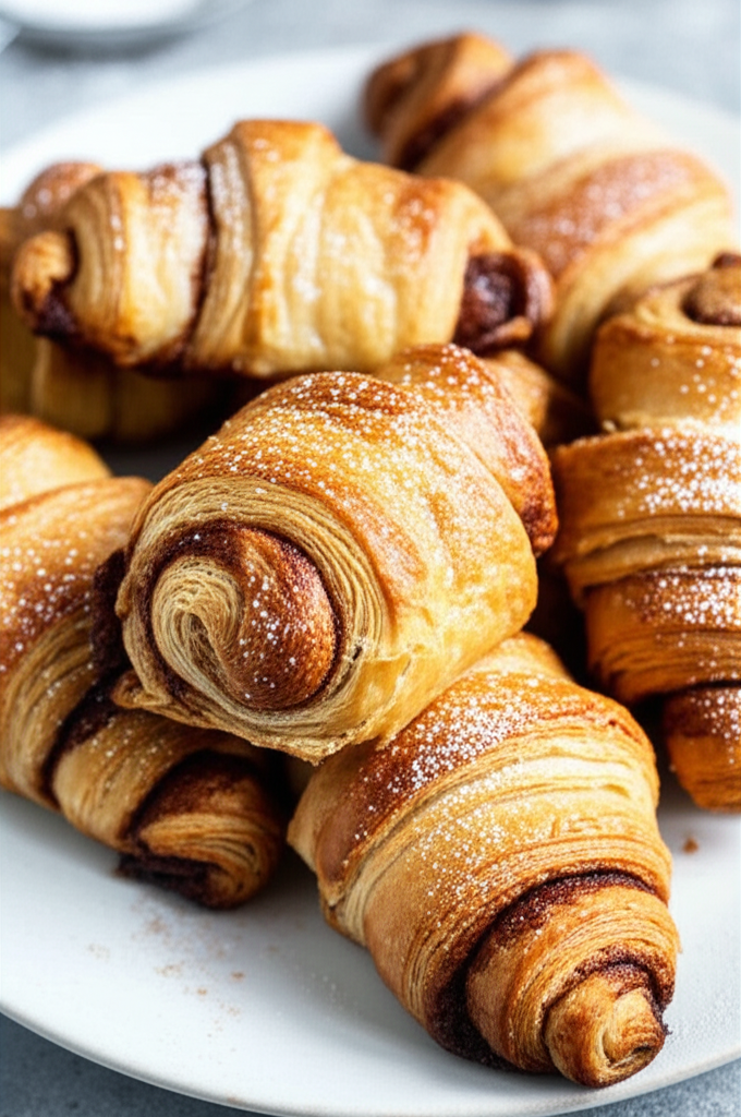 Cinnamon Almond Croissants image