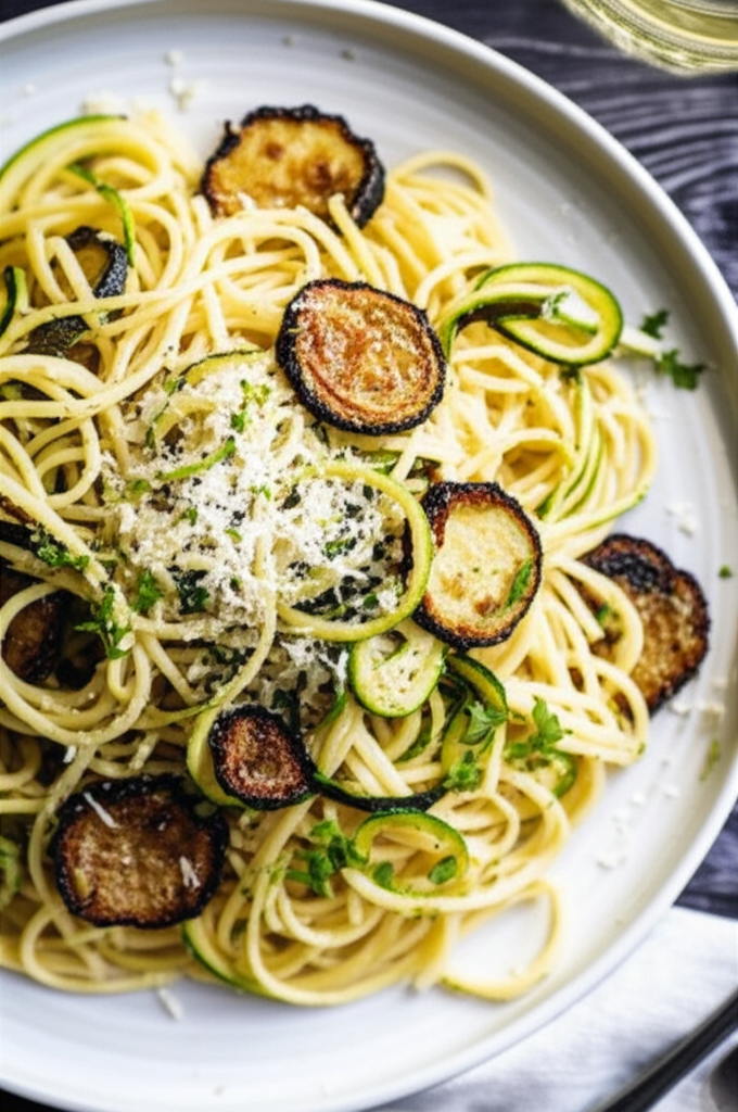 Angel Hair Pasta With Squash image