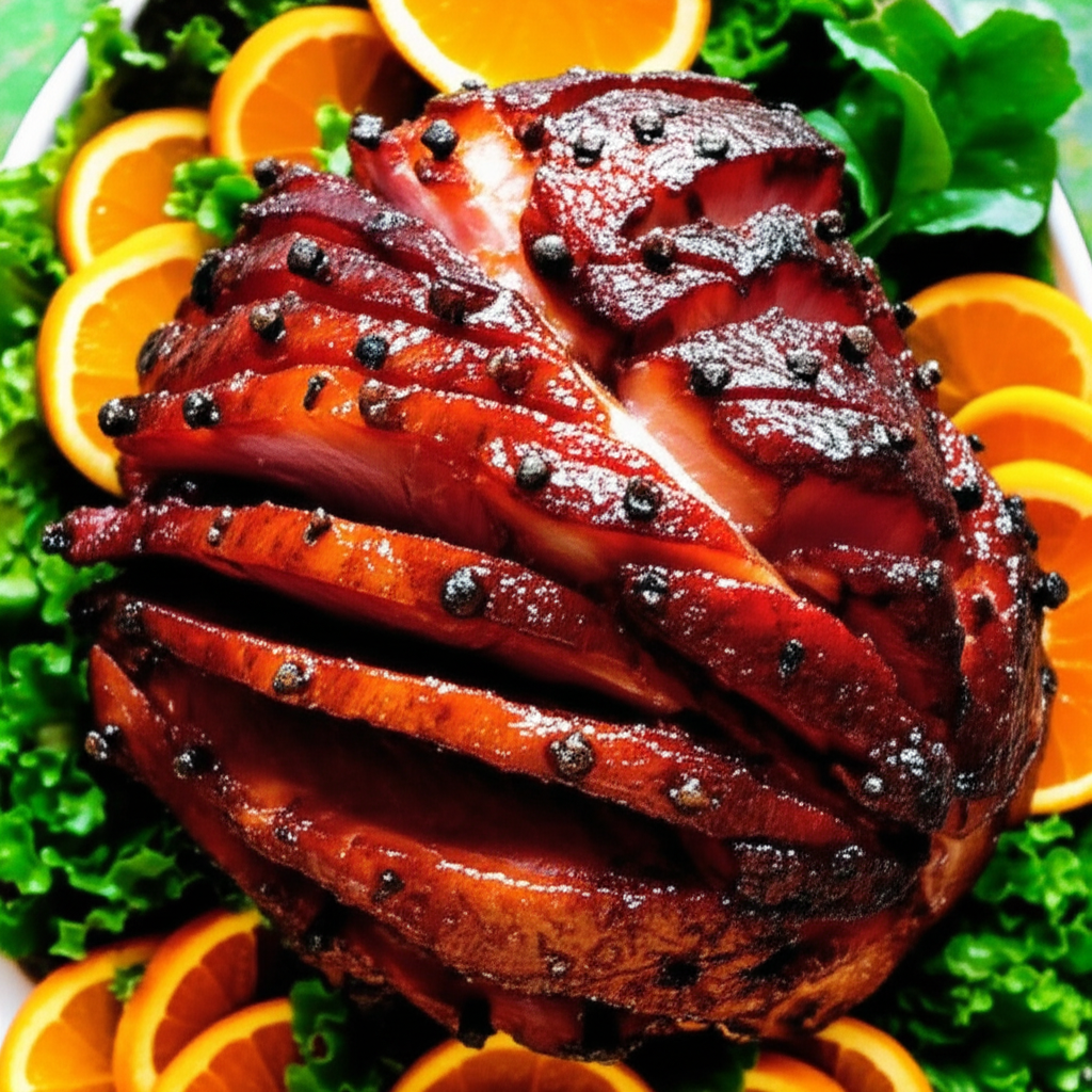 Citrus Glazed Ham image