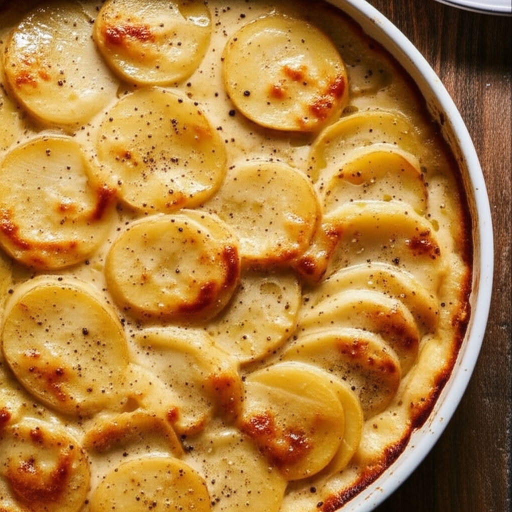 Angel S Creamy Potato And Leek Bake image