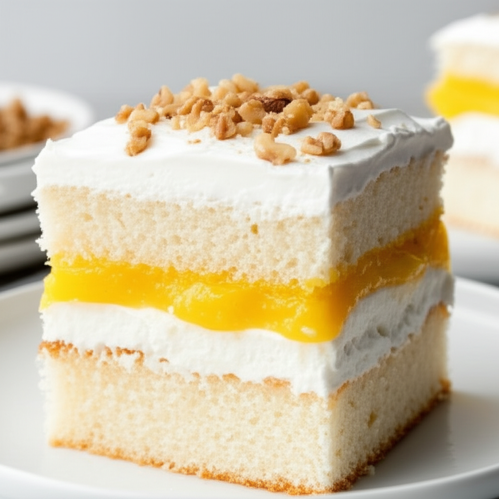Angelic Lemon Cake Dessert image