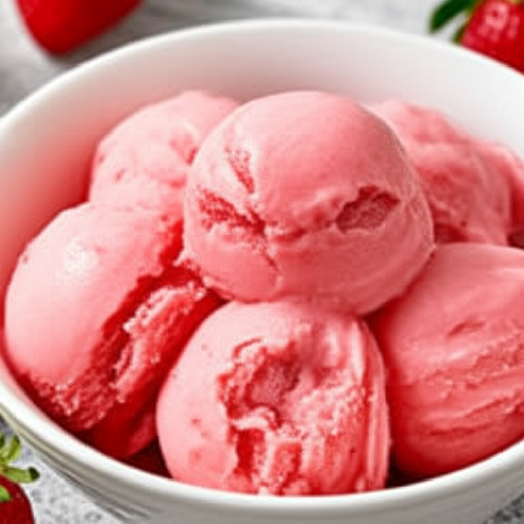 Angelic Strawberry Frozen Yogurt image