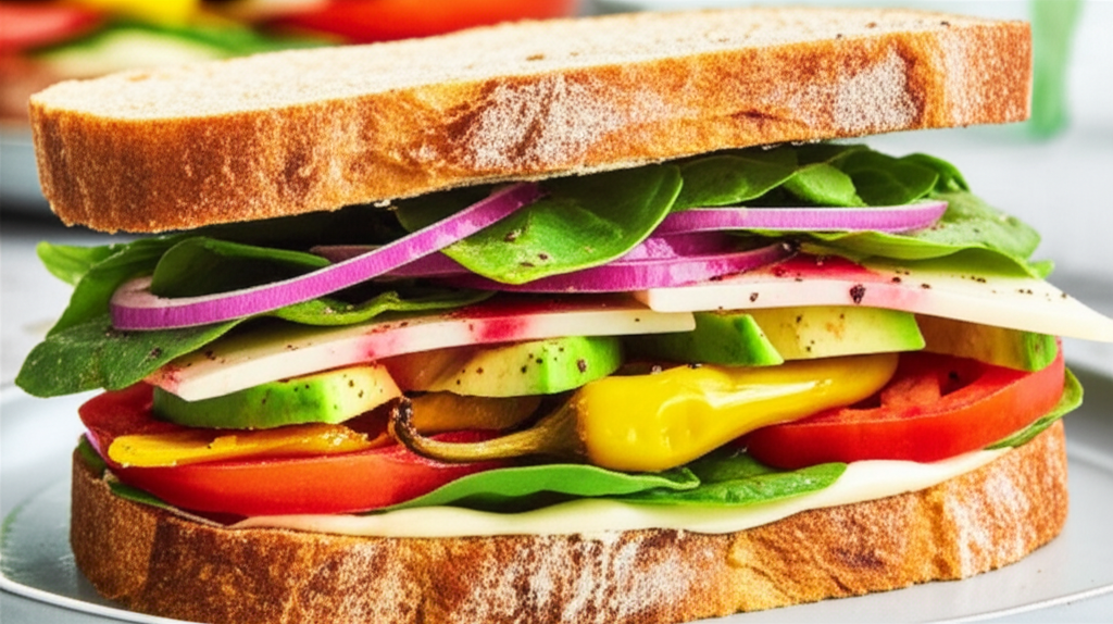 Angelique S Veggie Sandwich For 1 image