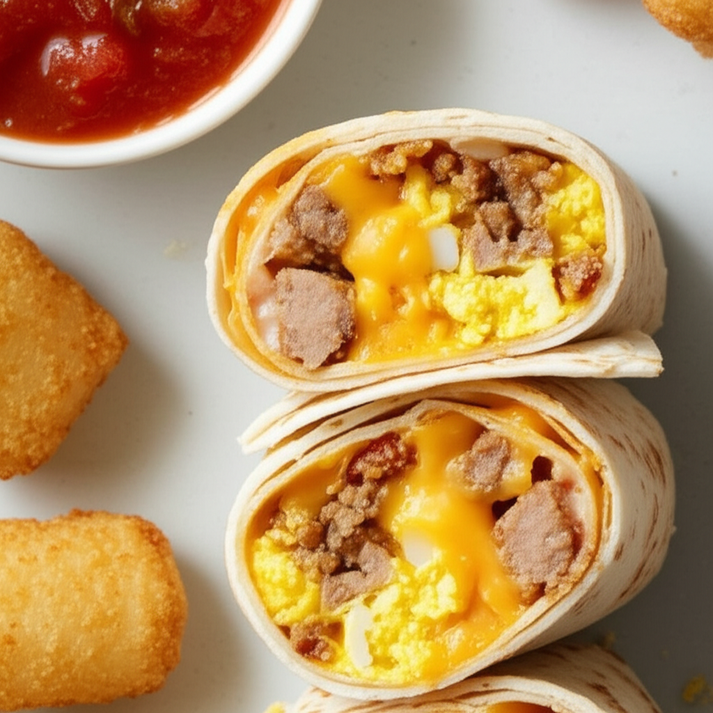 Angels Easy Breakfast Burritos image