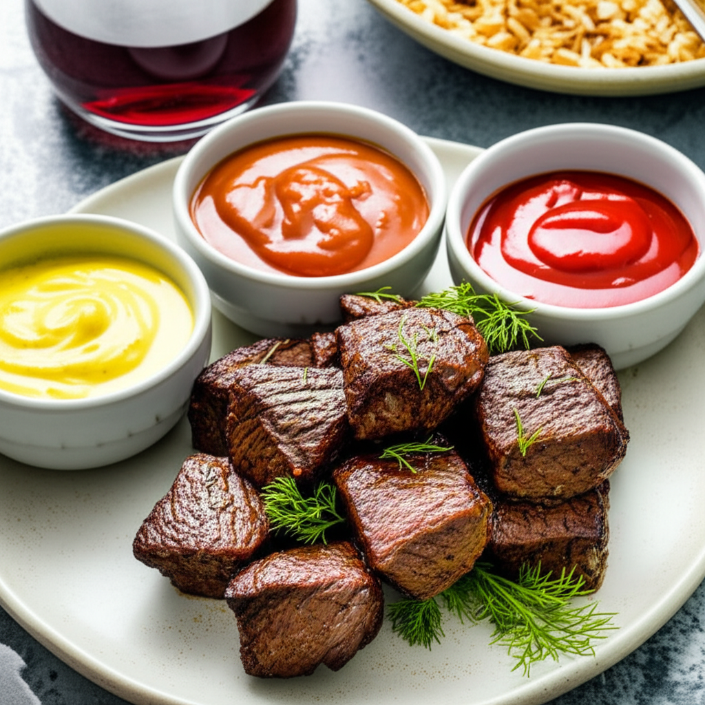 Love Is In The Air Beef Fondue Sauces image