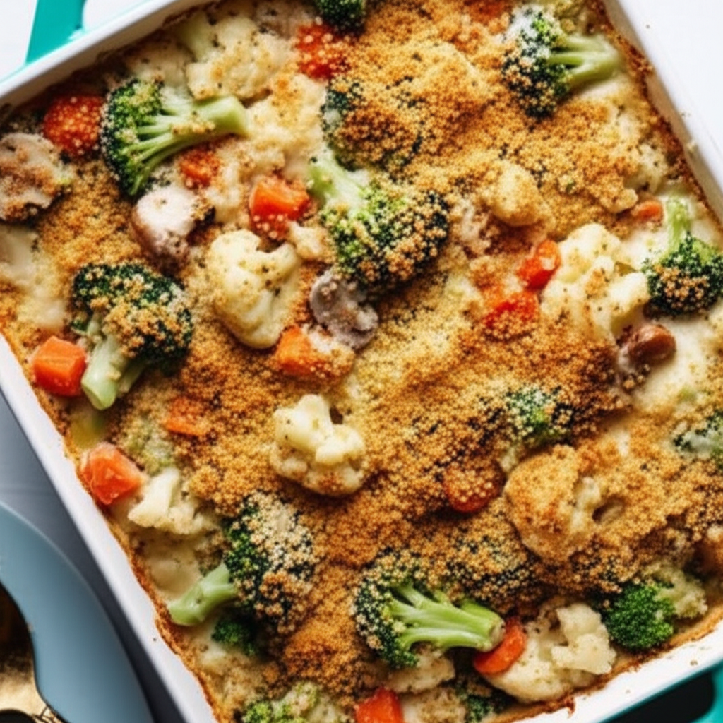 Another Broccoli And Cauliflower Casserole image