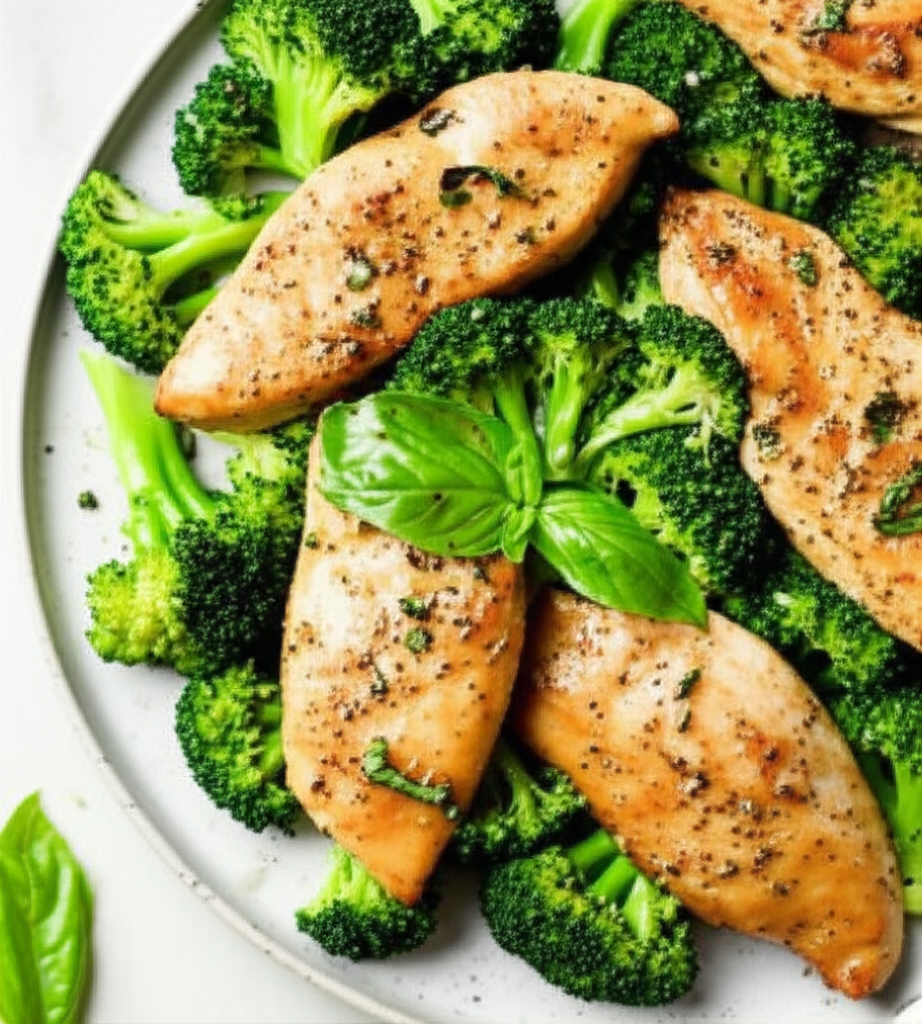 Another Broccoli Chicken Brassica Oleracea Gallus Domesticus image