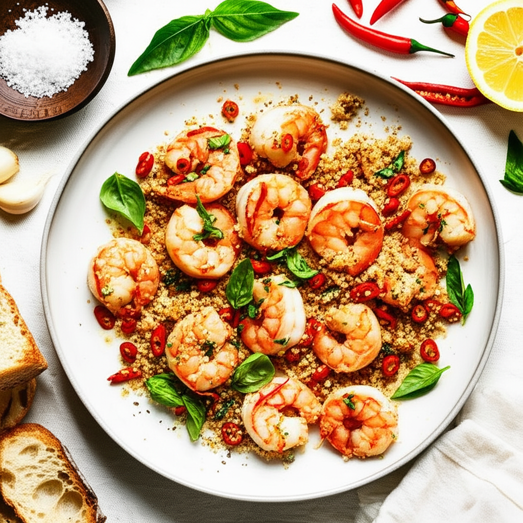 Anthony S Garlic Prawns image