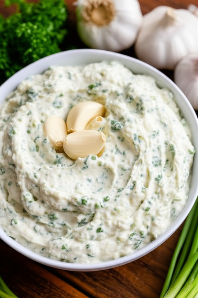 Anti Dracula Garlic Cheese Dip image