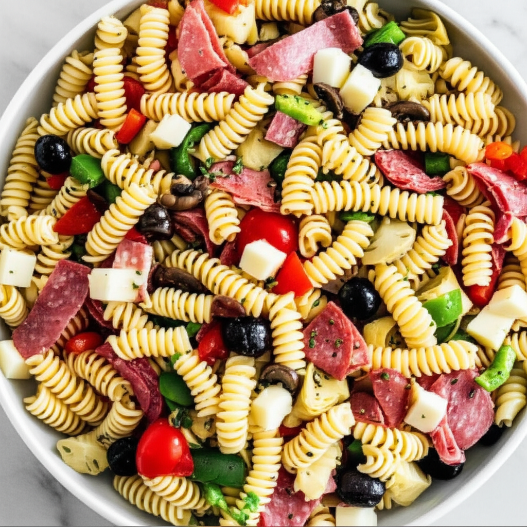Antipasto Rotini Pasta Salad image