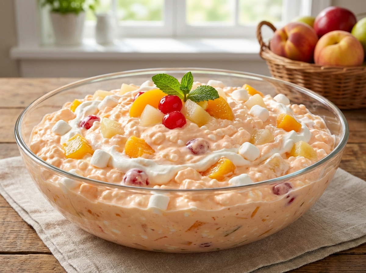 Cottage Cheese Jello Fruit Salad image