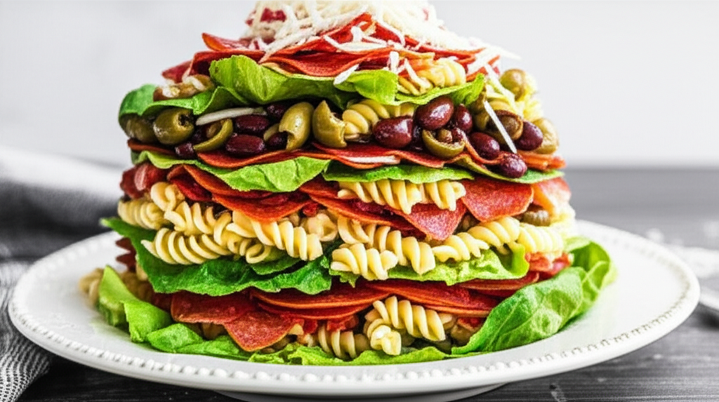 Antipasto Salad Stack image