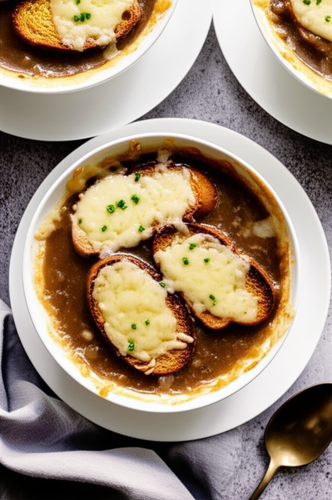 Antoine S Soupe A L Oignon Gratine image