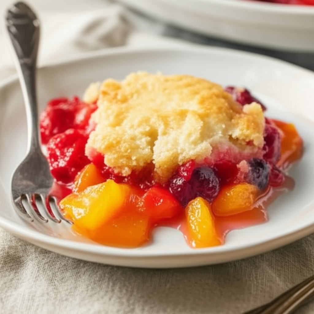 Any Fruit Fast Fat Free Cobbler image