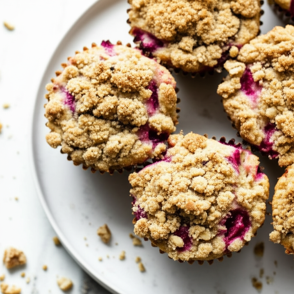 Any Fruit Will Do Muffins With Streusel Topping image