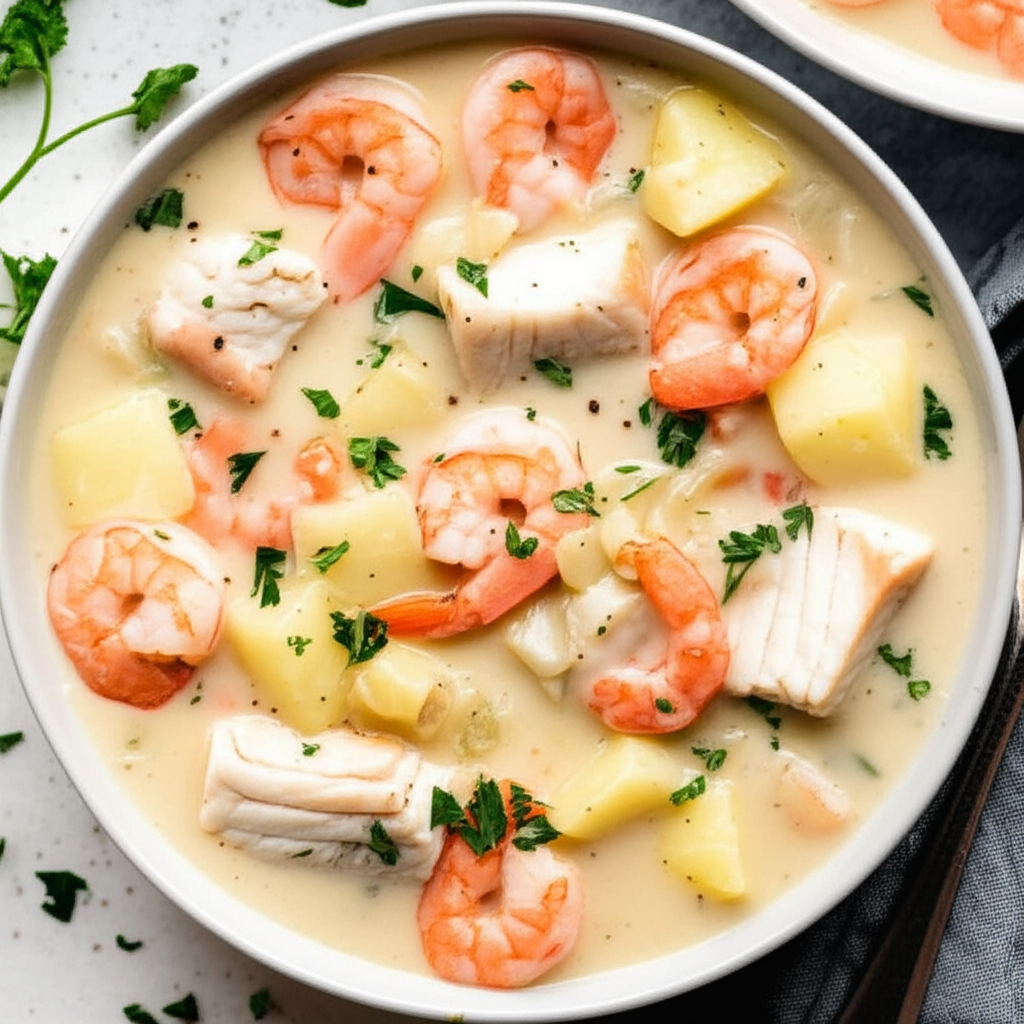 Anything Goes Seafood Chowder image
