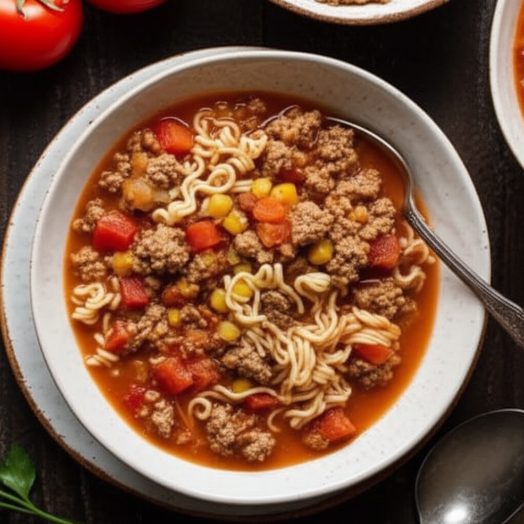 Anytime Hamburger Soup image