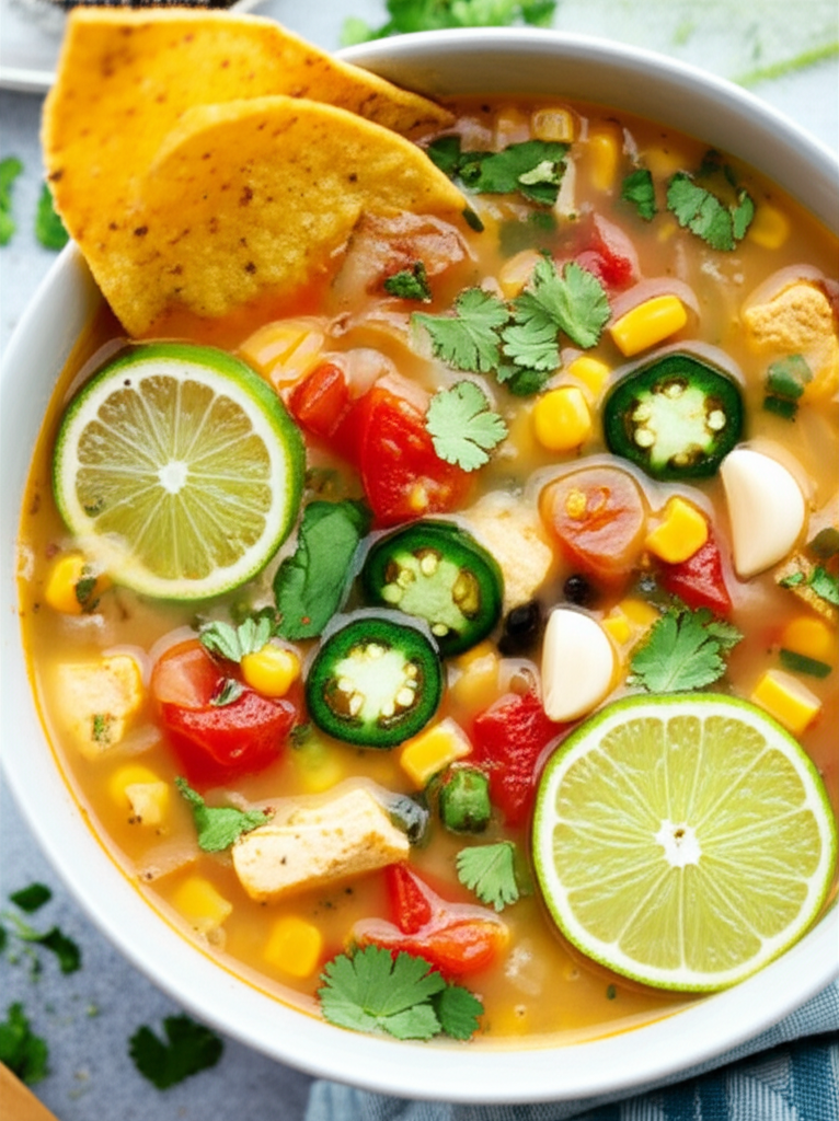 Chicken And Lime Soup Vegan image