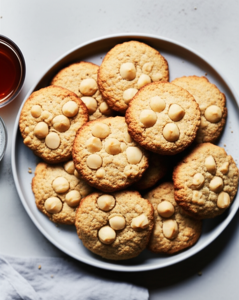 Anzac Biscuits With Macadamias Australian image
