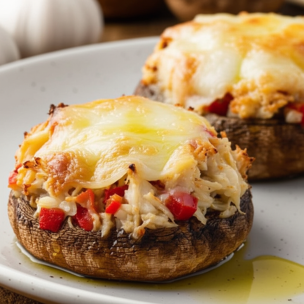 Crab Stuffed Portabellas image