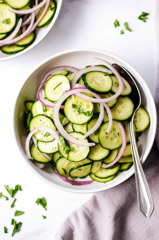 Appalachian Cucumber And Onion Salad image