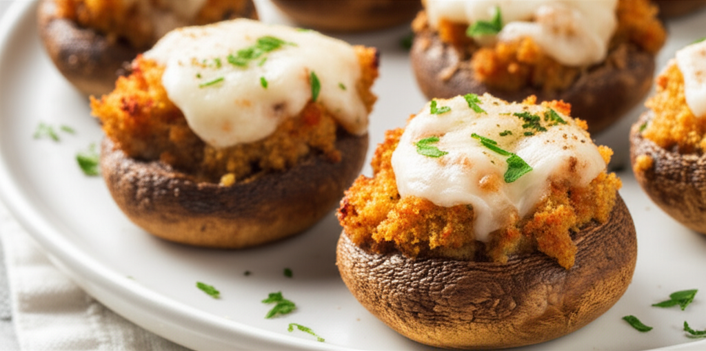 Appetizer Sausage Stuffed Mushrooms image