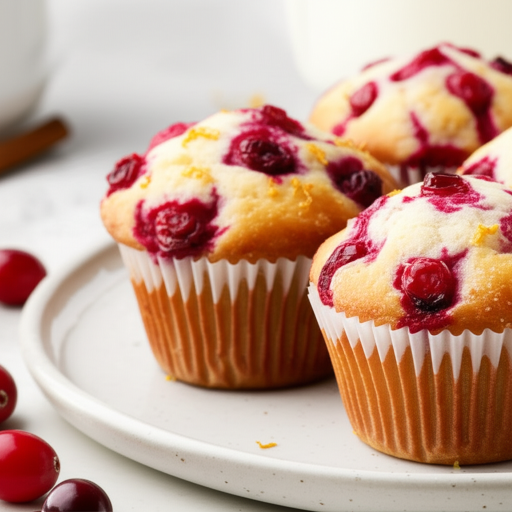 Cranberry Citrus Muffins image