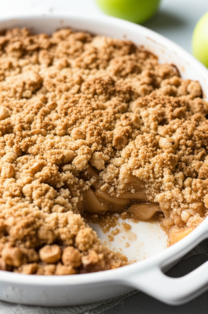 Apple Hazelnut Crumble image