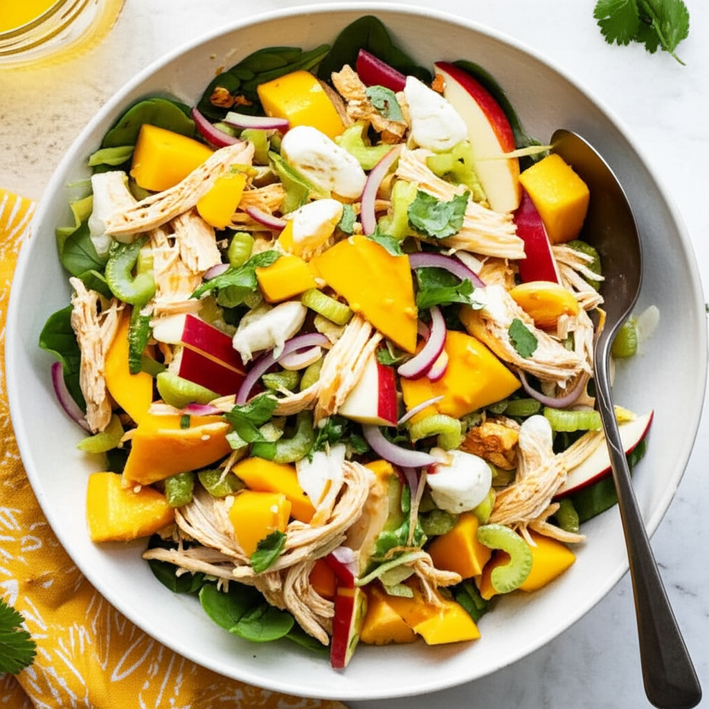 Apple Mango Curried Chicken Salad image