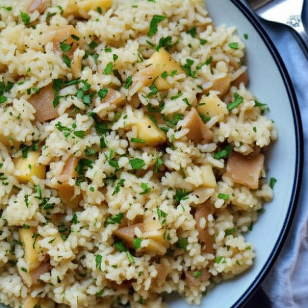 Apple Onion Rice image