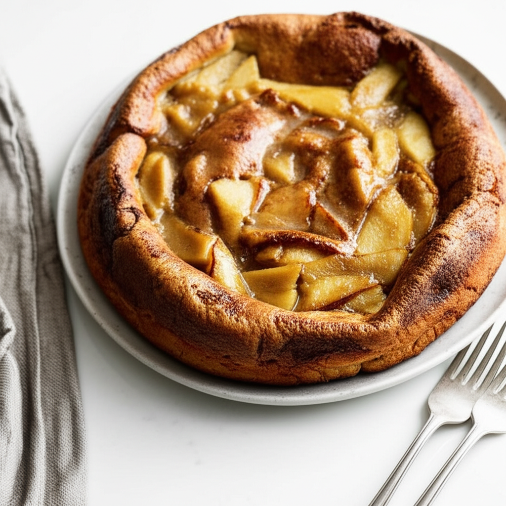 Apple Raisin Oven Pancake image