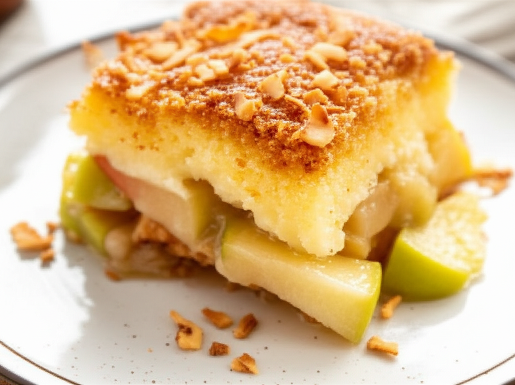 Apple Custard Dessert image